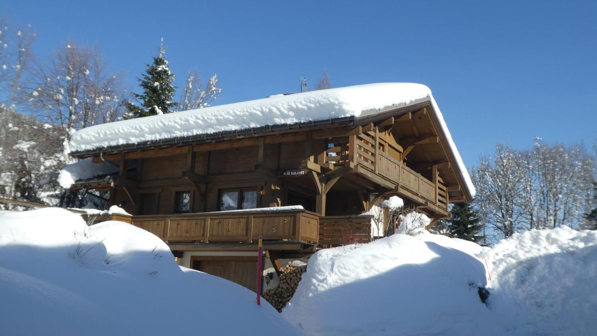 Chalet Le Solaret Megève Exterior foto